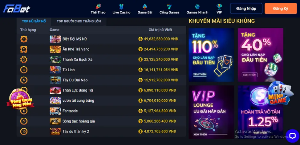 Slot Game / Nổ Hũ